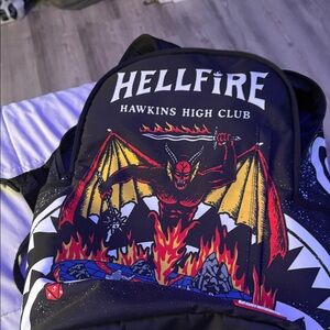 Hellfire Hawkins High Club Black Backpack